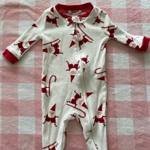 Pottery Barn Christmas Onesie with Feet